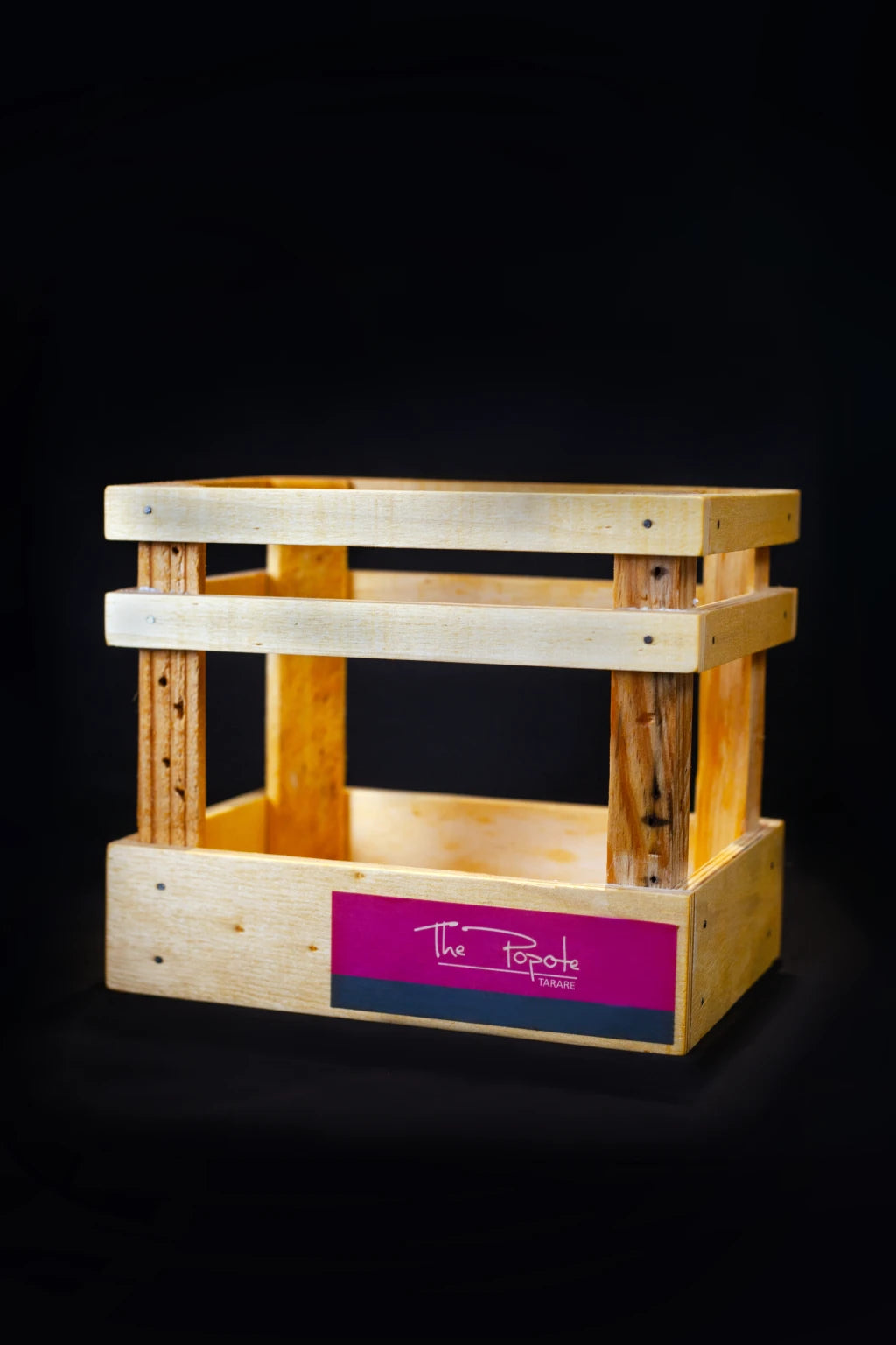 Wooden case for 33cl beer bottle