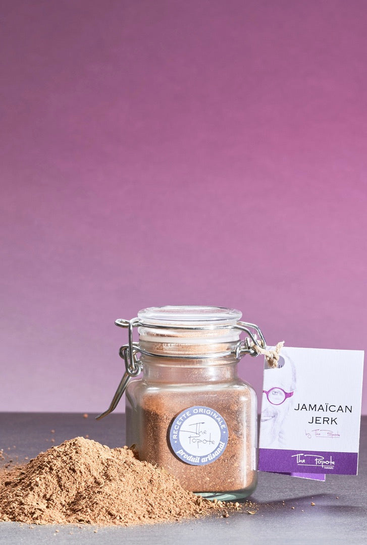Smoked Caribbean Spice "Jamaican" Jerk" in jars and retail