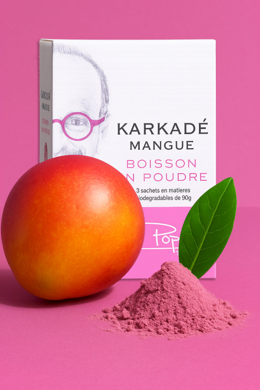 Boisson en Poudre au "l'Hibiscus et Mangue"