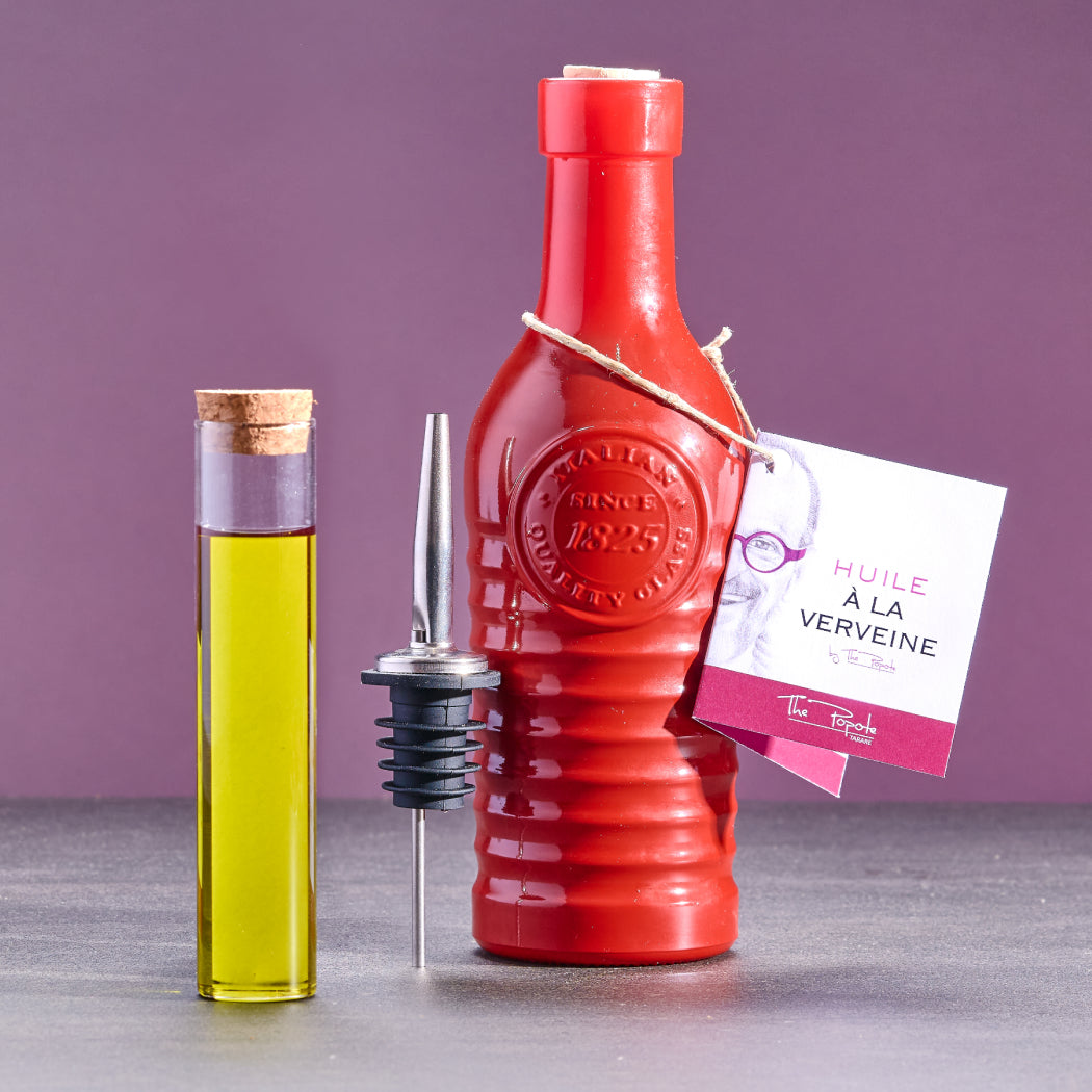 Organic Deodorized Culinary Olive Oil with Verbena Scent, Bottled