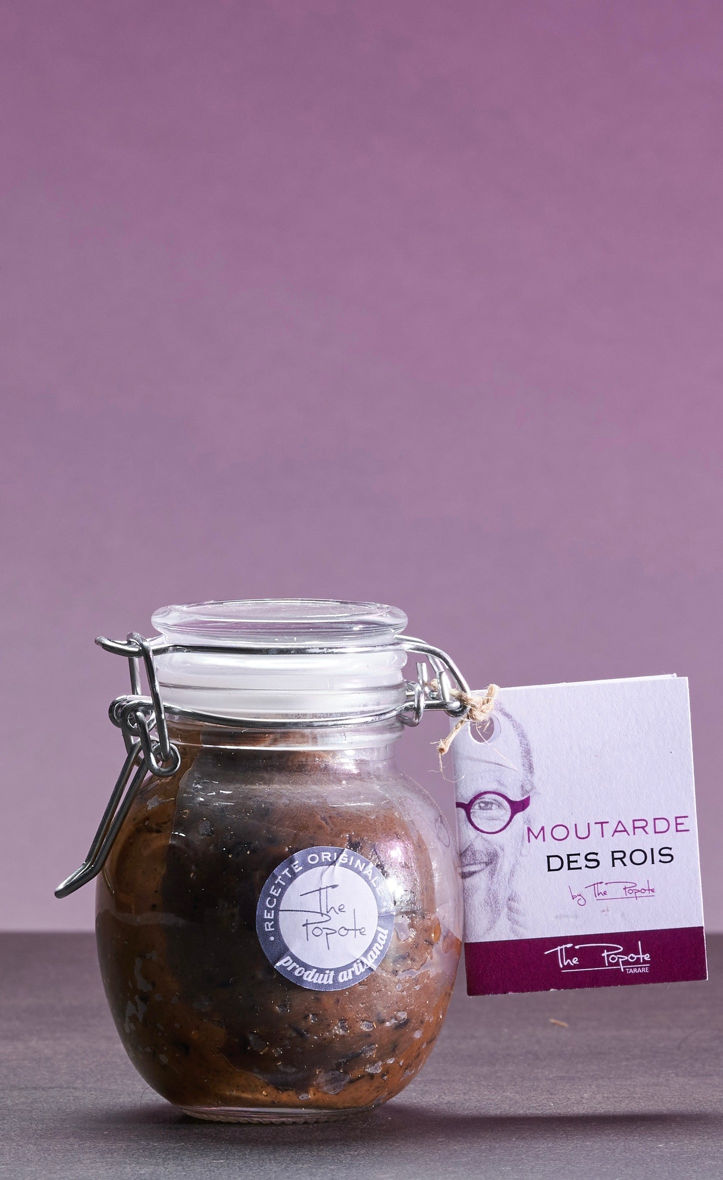 Moutarde artisanale à la Truffe (Des Rois) en pot