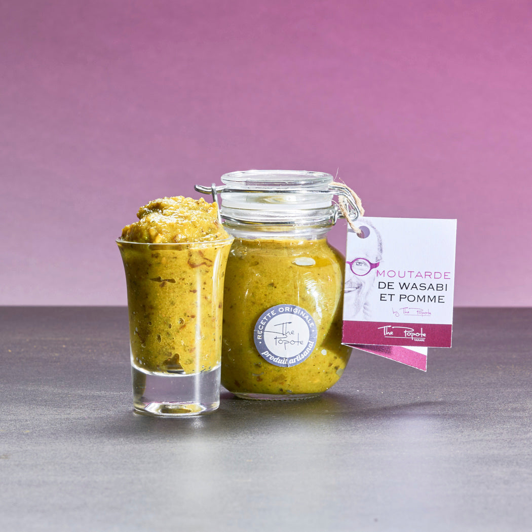 Sweet Mustard with Horseradish and Apple, in a jar