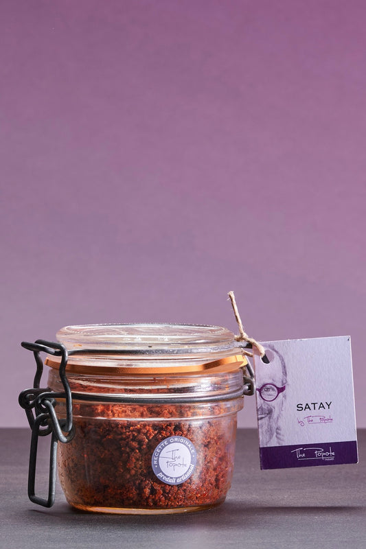 Artisanal Spice Shrimp Satay Paste, in jars and retail