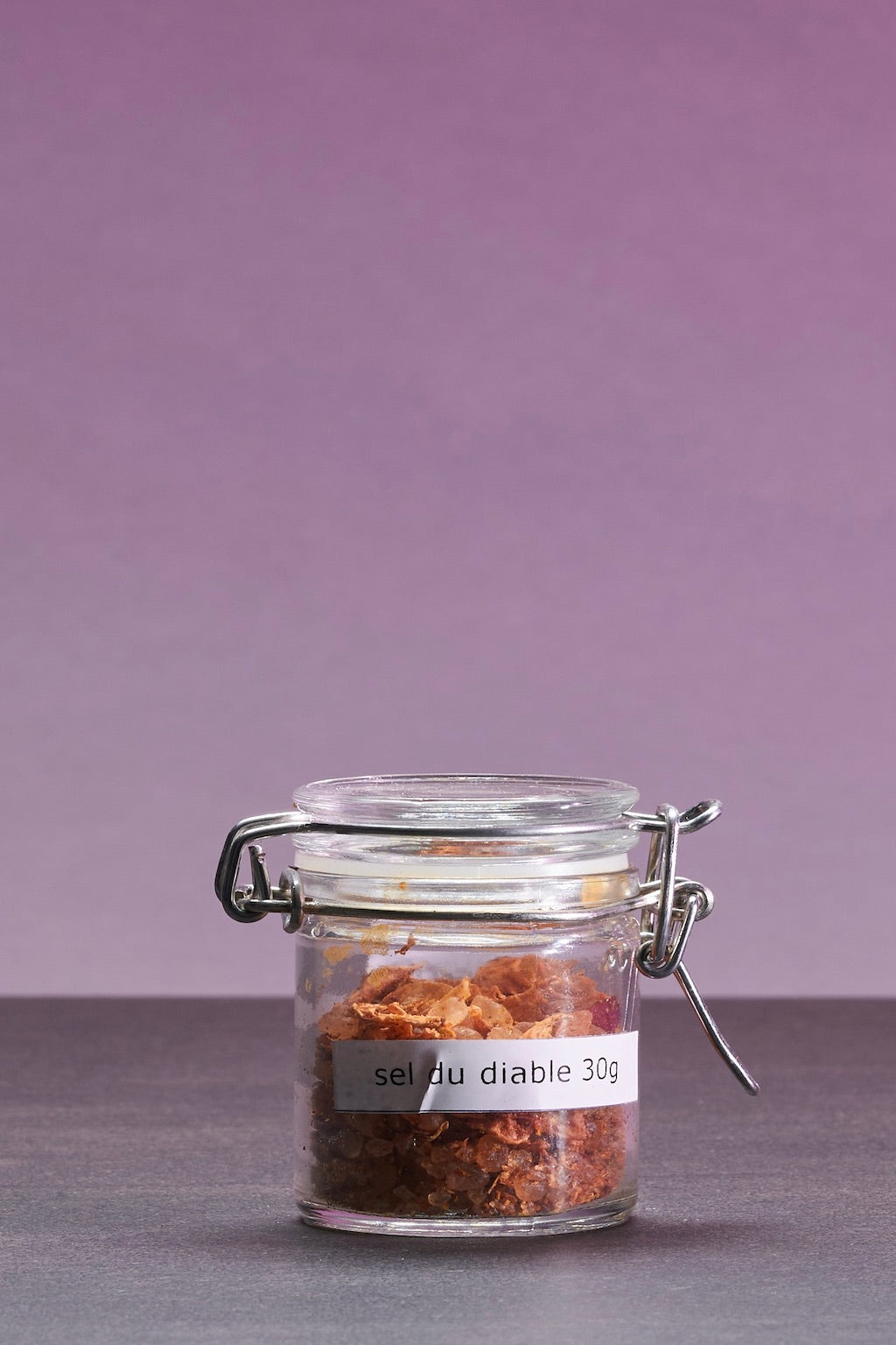 Artisan Table Salt flavored with Chili Pepper and Rose, Jars and Retail