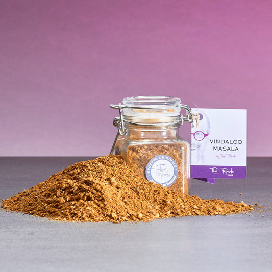 Épice Artisanale d'Inde "Vindaloo Māsālā", en pot et au détail