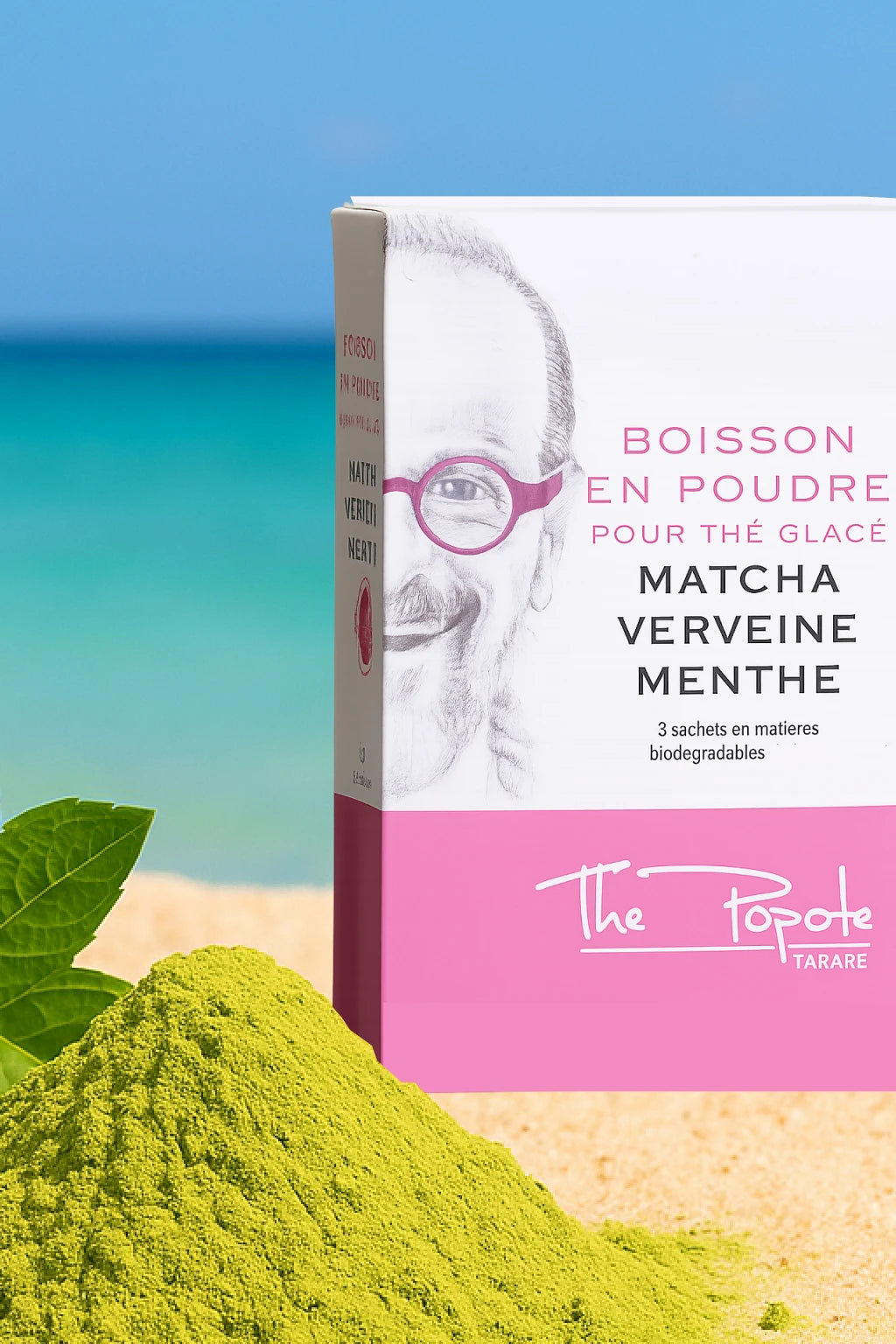 Boisson en Poudre au "Thé Matcha , Verveine et Menthe"