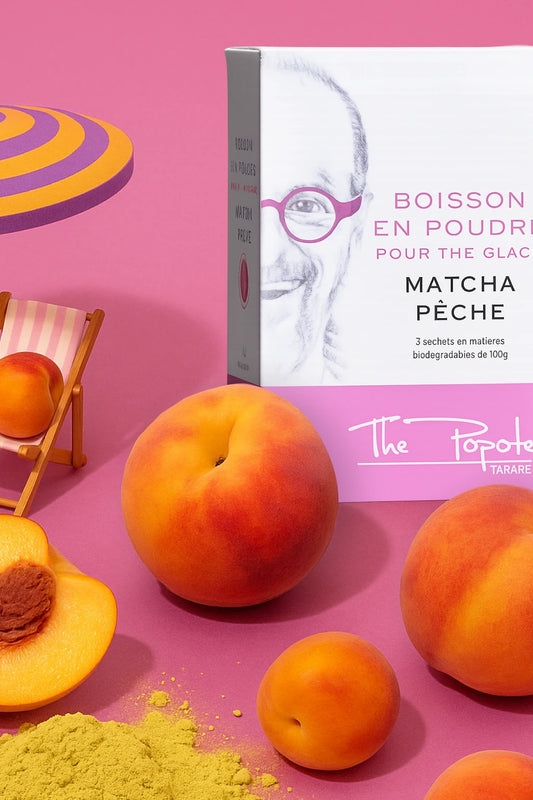 Boisson en Poudre au "Thé Matcha et Pêche"