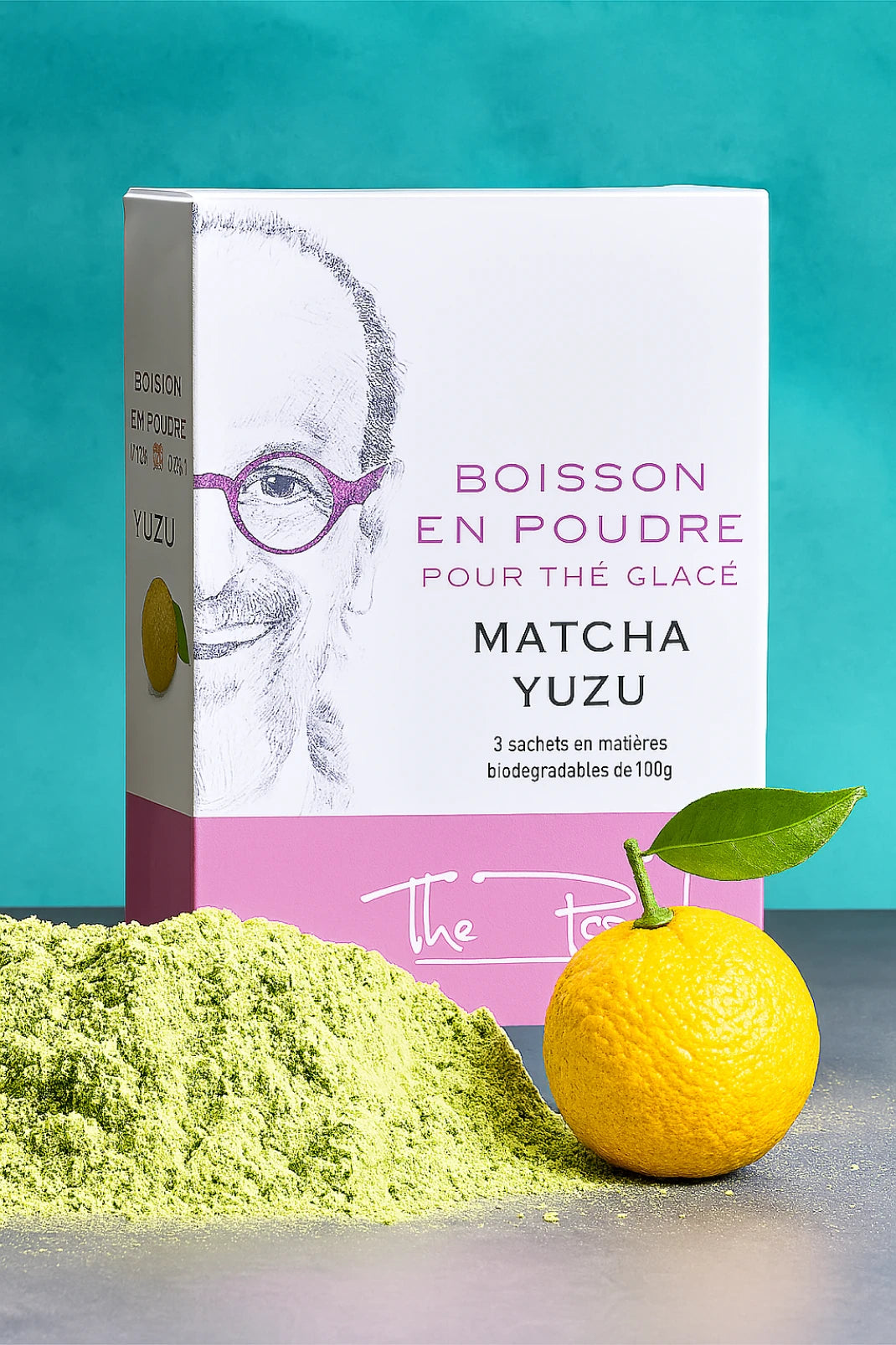 "Matcha Tea and Yuzu" Powdered Drink, 240-gram box
