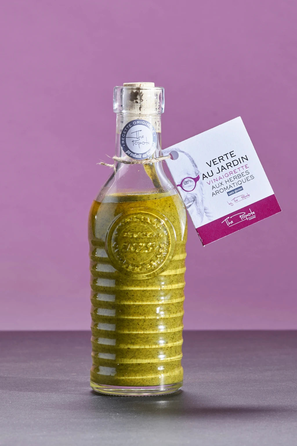 Sauce Vinaigrette Allégée Artisanale au Herbes Aromatiques, en bouteille de 25 cl