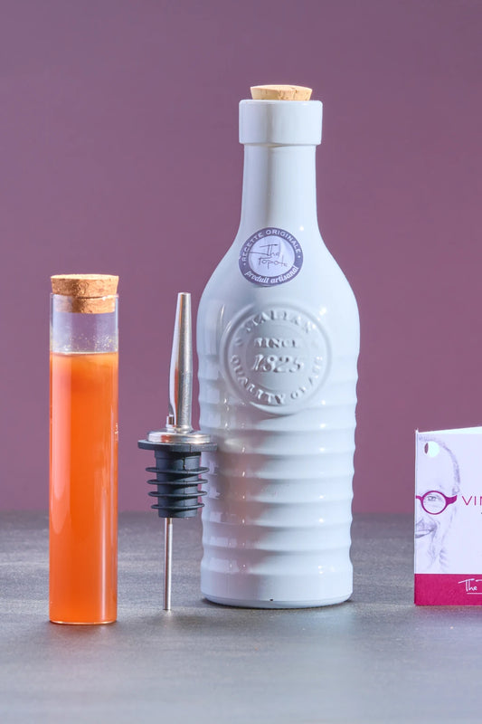 Vinaigre de riz Bio Culinaire Parfumé au Yuzu et Miel de Fleurs, en bouteille