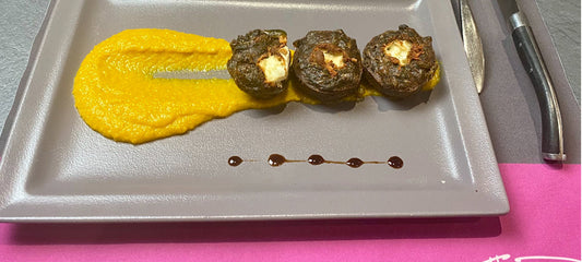 Sinach and Feta Fritters