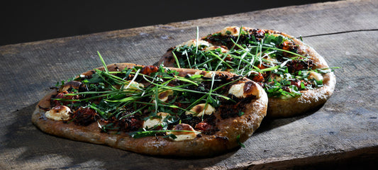 Focaccia aux Tomates Cerises et Mozzarella de Bufflonne