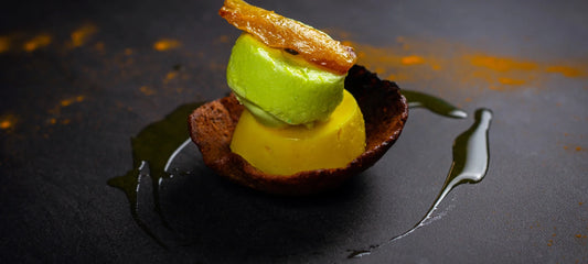 Crème de citron dans une Coque de sésame