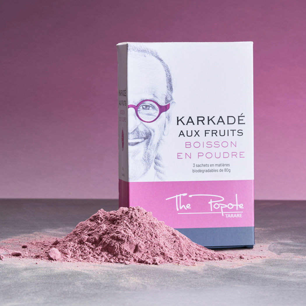 "Hibiscus and Fruit" Powder Drink (Karakadé), 240-gram box