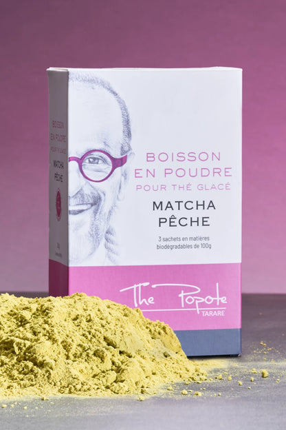 "Matcha Tea and Peach" Powdered Drink, 300-gram box