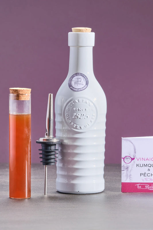 Vinaigre au "Kumquat et Pêche"